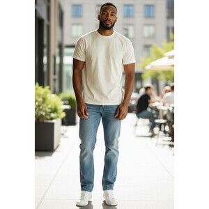 Wrangler Jeans Mens 38x30 Med Wash Blue Denim Relaxed Fit 9WRLAVS